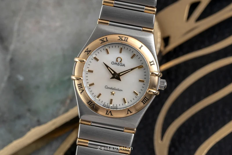 Omega Constellation steel / gold quartz men's watch 1272.30.00 [2605080]