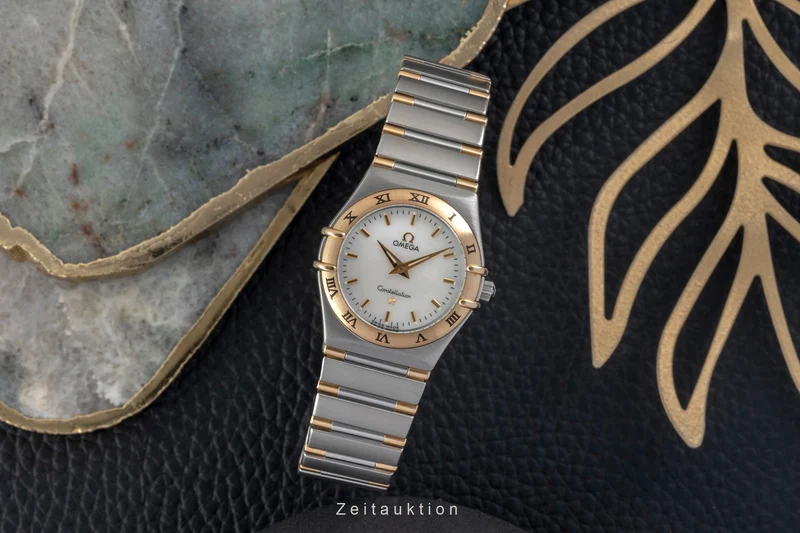 Omega Constellation steel / gold quartz men's watch 1272.30.00 [2605080]