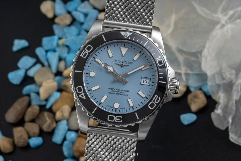 Longines Hydro Conquest steel automatic men's watch L3.779.4.99.6 LP: 2250EUR [2605412]