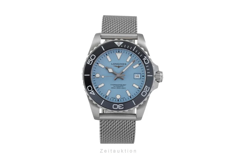 Longines Hydro Conquest steel automatic men's watch L3.779.4.99.6 LP: 2250EUR [2605412]