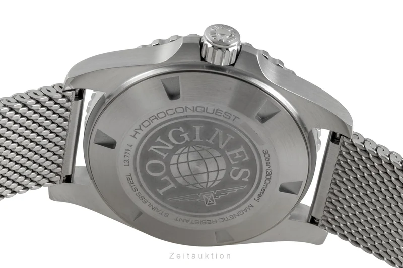 Longines Hydro Conquest steel automatic men's watch L3.779.4.99.6 LP: 2250EUR [2605412]