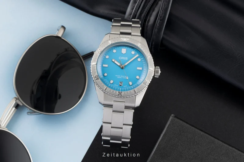 Oris Divers Sixty-Five steel automatic unisex 01 733 7771 4055-07 8 19 18 LP: 2450EUR [2605170]