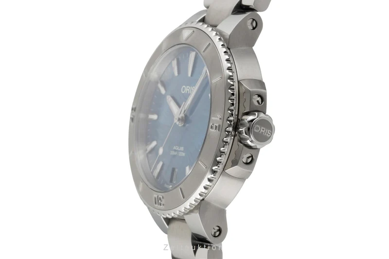 Oris Aquis Date steel automatic women's watch 01 733 7770 4155-07 8 18 05P LP: 2350EUR [2605169]