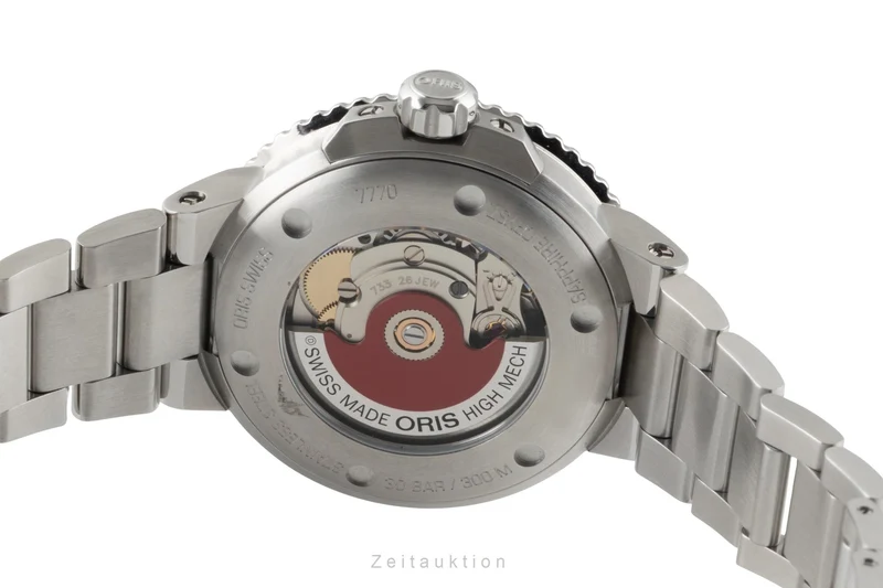 Oris Aquis Date steel automatic women's watch 01 733 7770 4155-07 8 18 05P LP: 2350EUR [2605169]