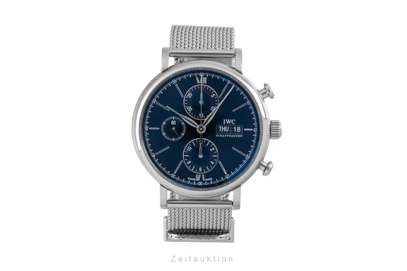 IWC Portofino chronograph steel automatic men's watch IW391010 [2605421]
