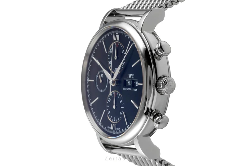 IWC Portofino chronograph steel automatic men's watch IW391010 [2605421]