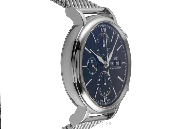 IWC Portofino chronograph steel automatic men's watch IW391010 [2605421]
