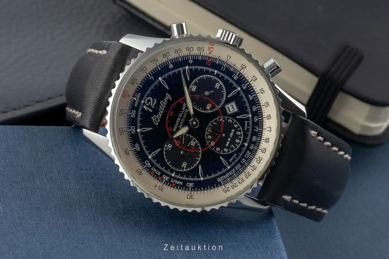 Breitling Montbrillant chronograph steel automatic men's watch A41030 [2605333]
