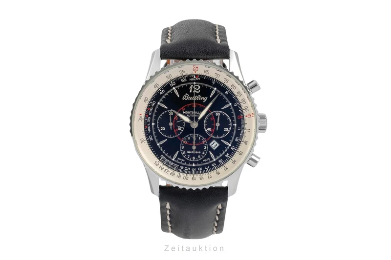 Breitling Montbrillant chronograph steel automatic men's watch A41030 [2605333]