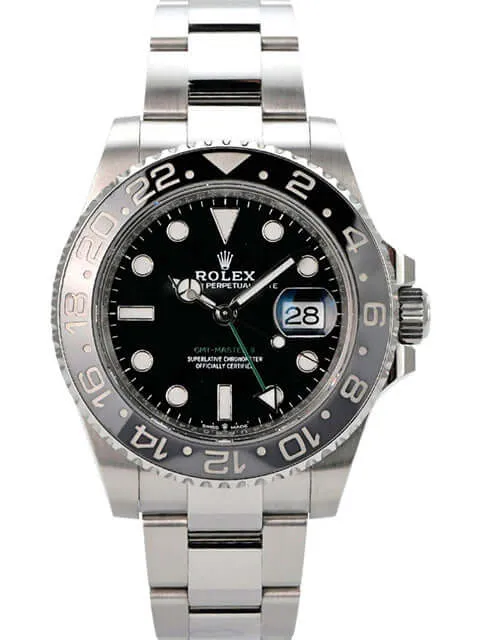 Rolex GMT-Master II Edelstahl Ref. 126710GRNR