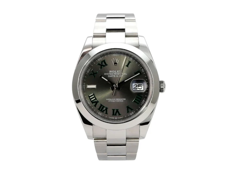 Rolex Datejust 41 Edelstahl 126300 Rhodium Römisch