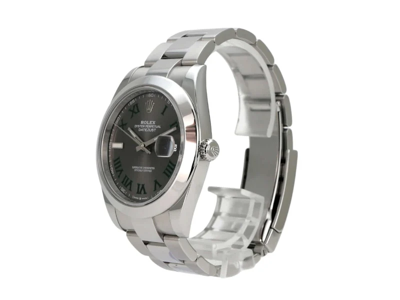 Rolex Datejust 41 Edelstahl 126300 Rhodium Römisch