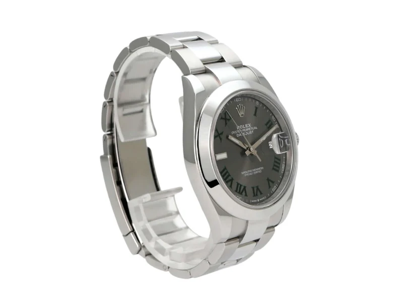 Rolex Datejust 41 Edelstahl 126300 Rhodium Römisch