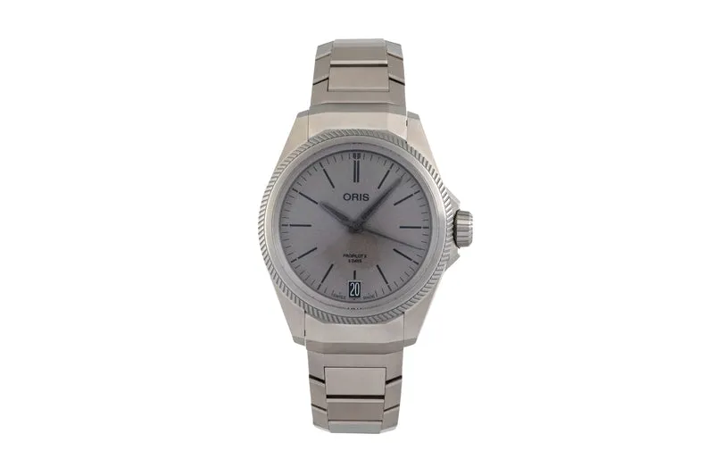 Oris Propilot X titanium automatic men's watch 01 400 7778 7153-07 7 20 01TLC LP: 4300EUR [2605158]