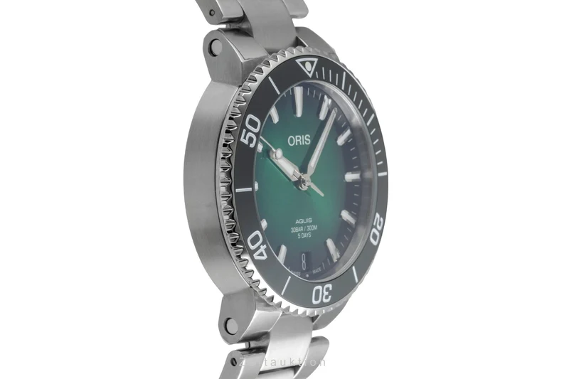 Oris Aquis Date steel automatic men's watch 01 400 7769 4157-07 8 22 09PEB LP: 3500EUR [2605151]