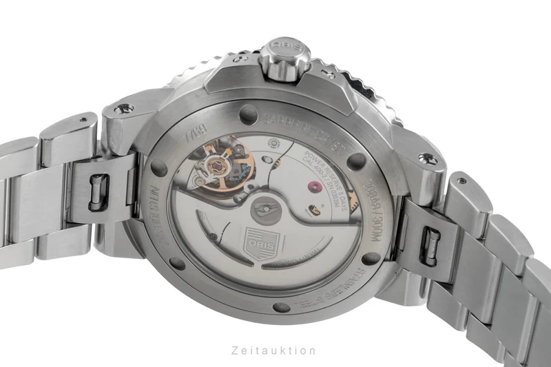 Oris Aquis Date steel automatic men's watch 01 400 7769 4157-07 8 22 09PEB LP: 3500EUR [2605151]