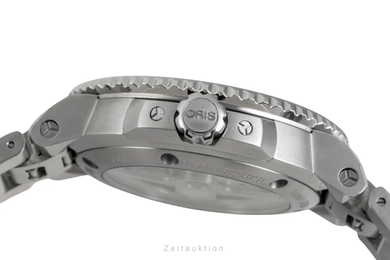 Oris Aquis Date steel automatic men's watch 01 400 7769 4157-07 8 22 09PEB LP: 3500EUR [2605151]