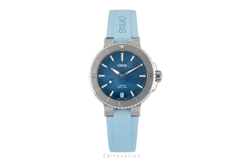 Oris Aquis Date steel automatic women's watch 01 733 7770 4155-07 4 18 65FC LP: 2150EUR [2605168]