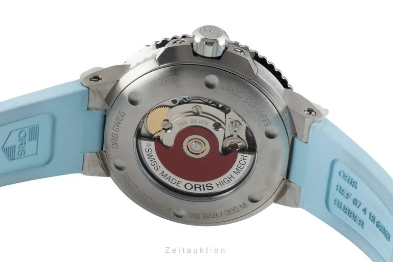 Oris Aquis Date steel automatic women's watch 01 733 7770 4155-07 4 18 65FC LP: 2150EUR [2605168]