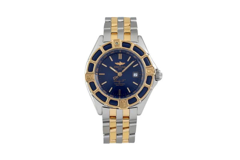 Breitling Lady J steel / gold quartz men's watch D52065 [2604820]