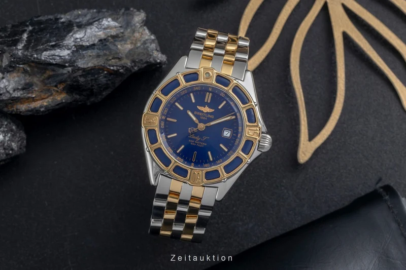 Breitling Lady J steel / gold quartz men's watch D52065 [2604820]