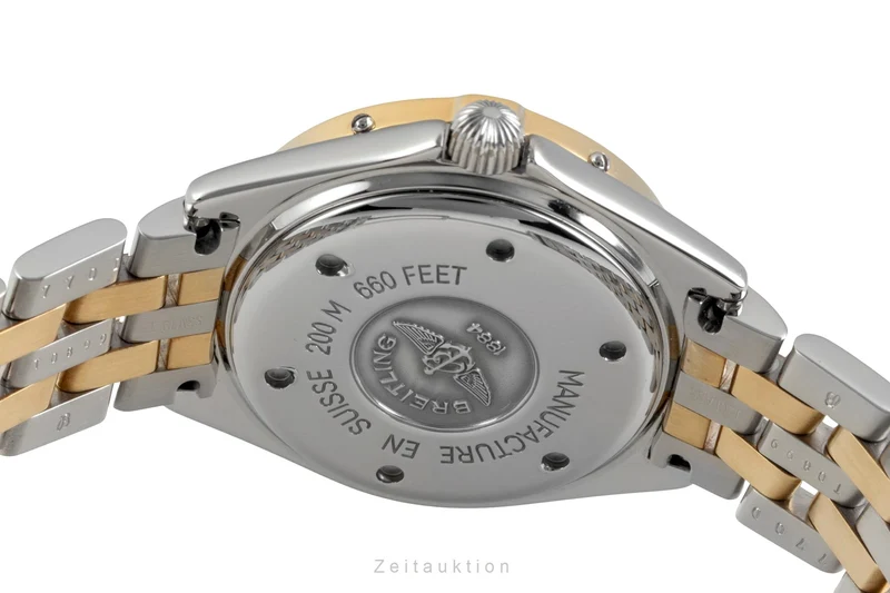 Breitling Lady J steel / gold quartz men's watch D52065 [2604820]