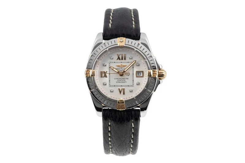 Breitling Cockpit steel / gold quartz women's watch B71356 [2605697]