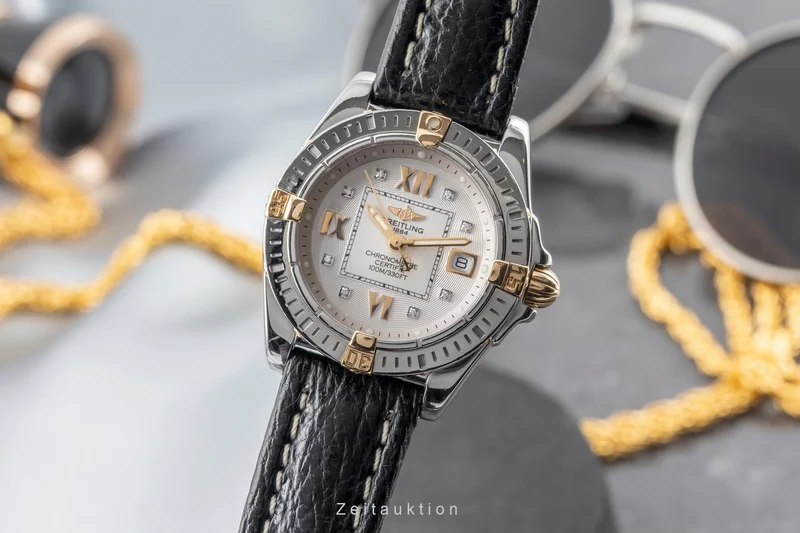 Breitling Cockpit steel / gold quartz women's watch B71356 [2605697]