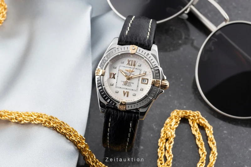 Breitling Cockpit steel / gold quartz women's watch B71356 [2605697]
