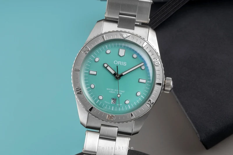 Oris Divers Sixty-Five steel automatic unisex 01 733 7771 4057-07 8 19 18 LP: 2450EUR [2605171]