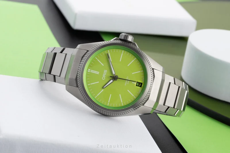 Oris Propilot X titanium automatic men's watch 01 400 7778 7157-Set LP: 4500EUR [2605162]