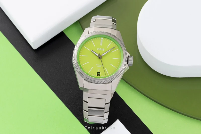 Oris Propilot X titanium automatic men's watch 01 400 7778 7157-Set LP: 4500EUR [2605162]