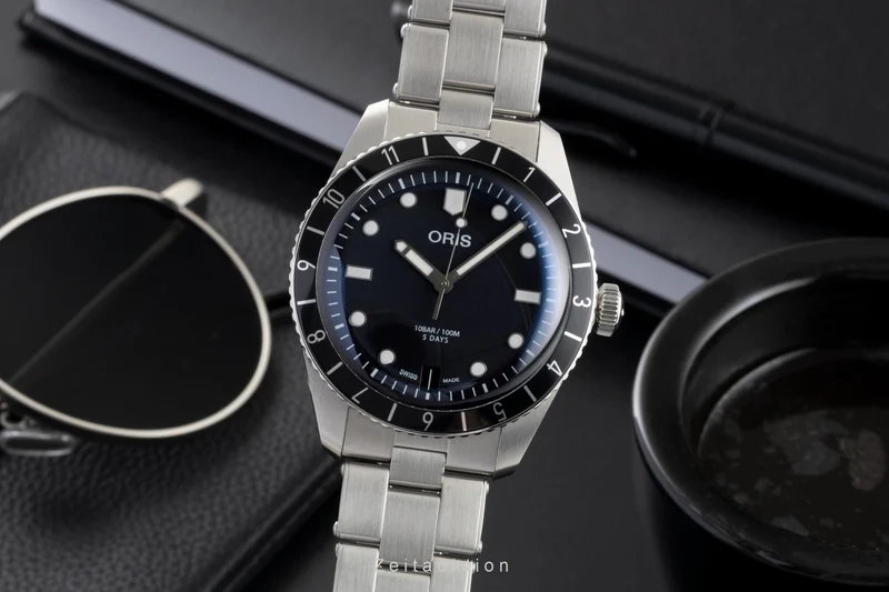 Oris Divers Sixty-Five steel automatic men's watch 01 400 7772 4054-07 8 20 18 LP: 3600EUR [2605149]