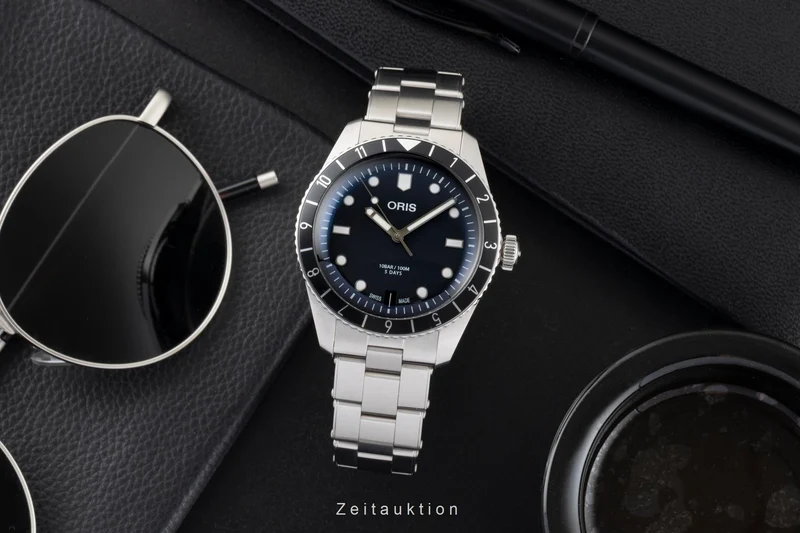 Oris Divers Sixty-Five steel automatic men's watch 01 400 7772 4054-07 8 20 18 LP: 3600EUR [2605149]