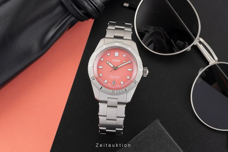 Oris Divers Sixty-Five steel automatic unisex 01 733 7771 4058-07 8 19 18 LP: 2450EUR [2605175]