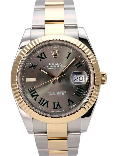 Rolex Datejust 41 Edelstahl Gelbgold 126333 Slate