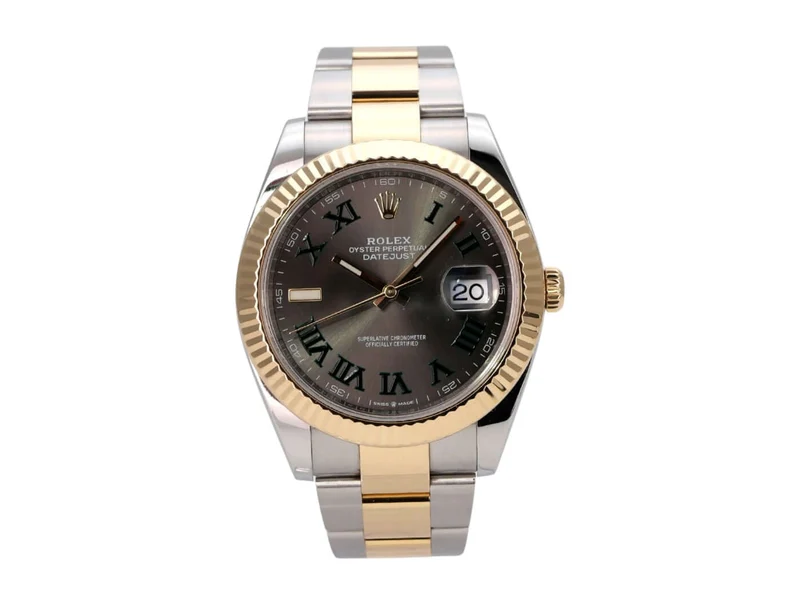 Rolex Datejust 41 Edelstahl Gelbgold 126333 Slate