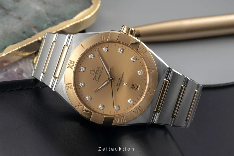 Omega Constellation steel / gold automatic men's watch 131.20.39.20.58.001 LP: 14700EUR [2605102]