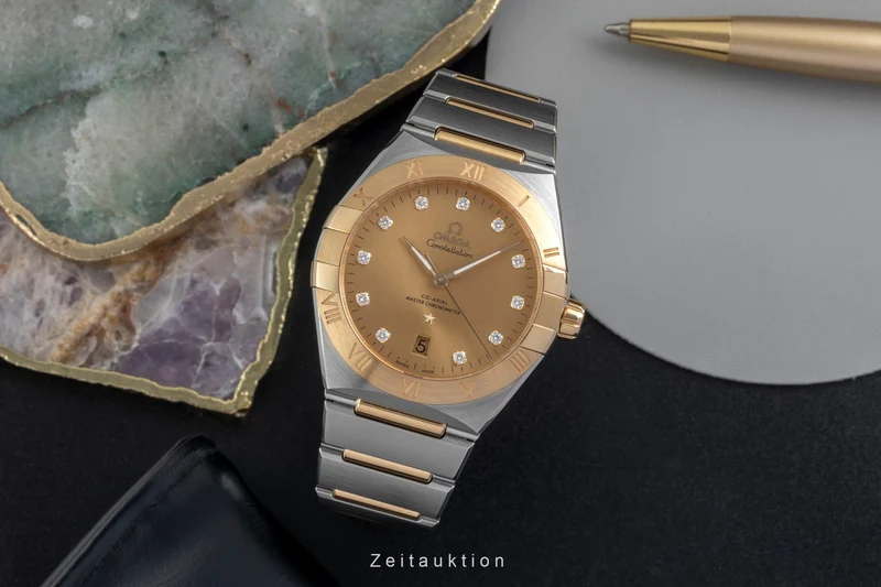 Omega Constellation steel / gold automatic men's watch 131.20.39.20.58.001 LP: 14700EUR [2605102]