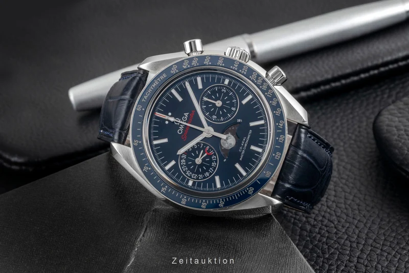 Omega Speedmaster chronograph steel automatic men's watch 304.33.44.52.03.001 LP: 12200EUR [2604360]