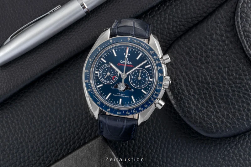 Omega Speedmaster chronograph steel automatic men's watch 304.33.44.52.03.001 LP: 12200EUR [2604360]