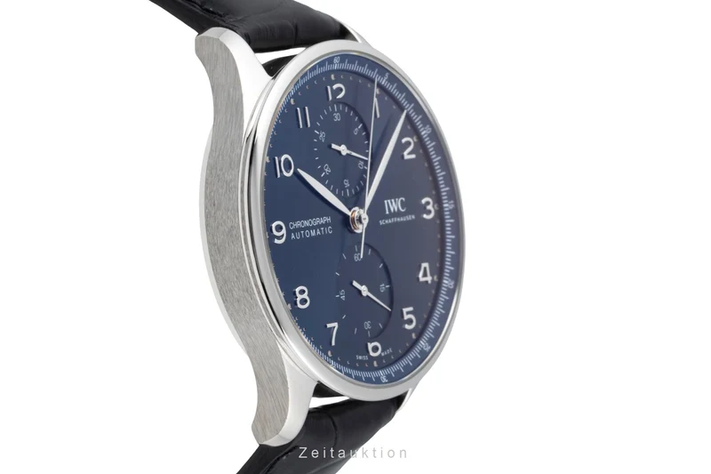 IWC Portugieser chronograph steel automatic men's watch IW371606 LP: 9100EUR [2604918]
