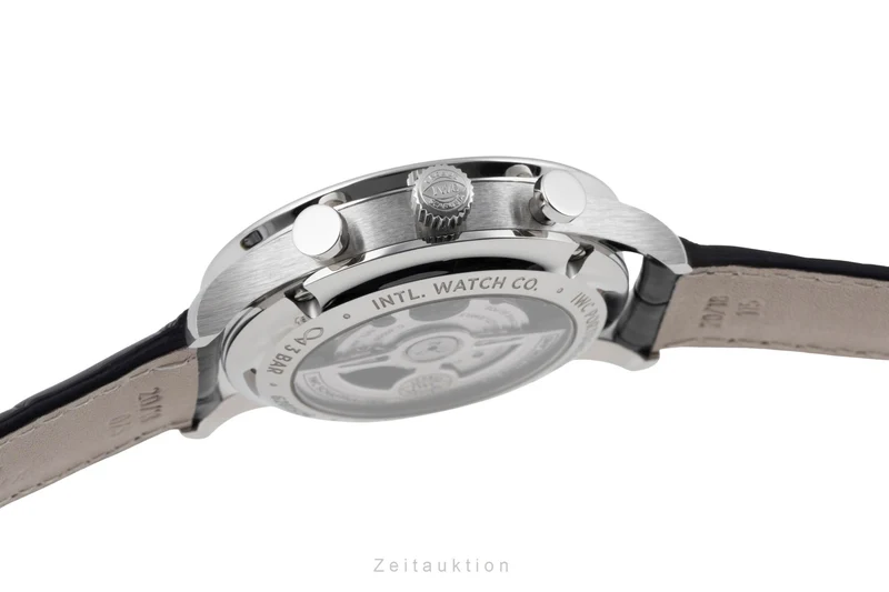IWC Portugieser chronograph steel automatic men's watch IW371606 LP: 9100EUR [2604918]