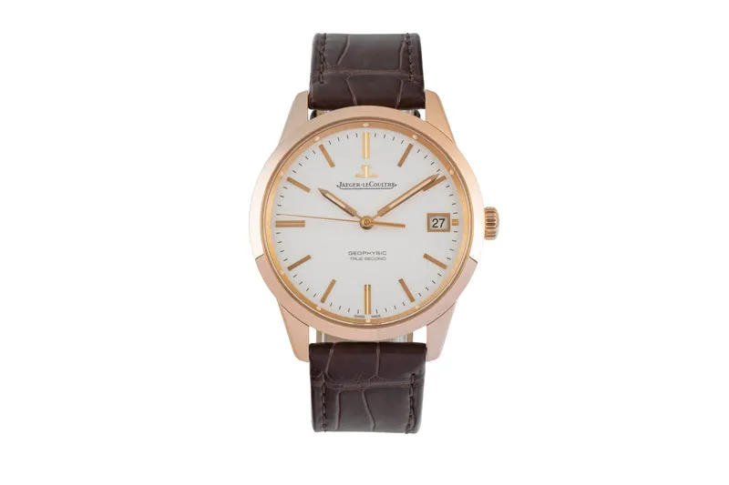 Jaeger LeCoultre Geophysic 18 ct red gold automatic men's watch Q8012520 [2605202]