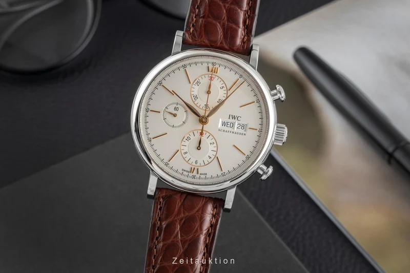 IWC Portofino chronograph steel automatic men's watch IW391022 [2605047]