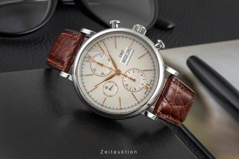 IWC Portofino chronograph steel automatic men's watch IW391022 [2605047]
