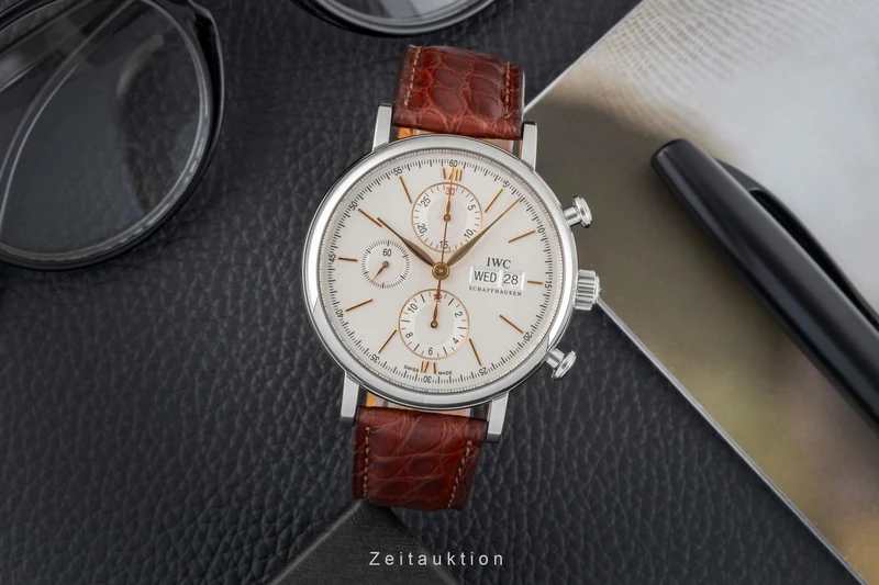 IWC Portofino chronograph steel automatic men's watch IW391022 [2605047]