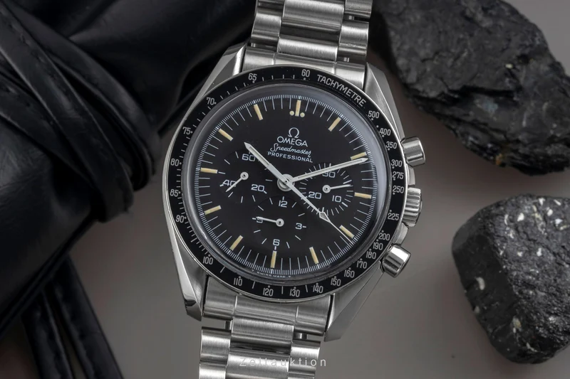 Omega Speedmaster Moonwatch chronograph steel manual winding men's watch 145.0022 [2605366]