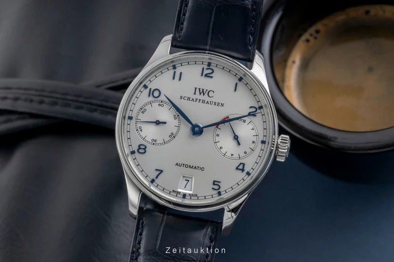 IWC Portugieser steel automatic men's watch IW500107 LP: 14000EUR [2604731]
