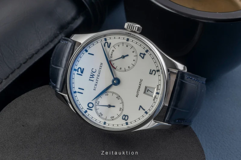 IWC Portugieser steel automatic men's watch IW500107 LP: 14000EUR [2604731]